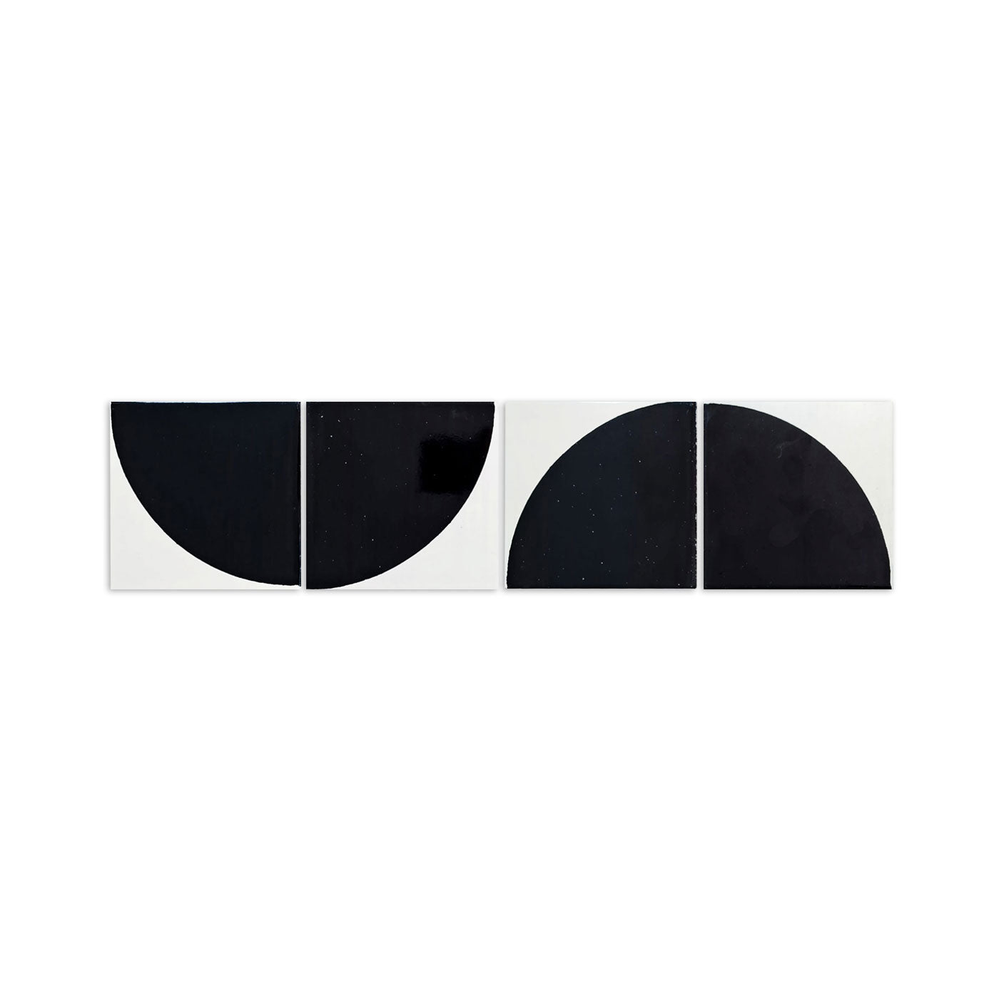 Deep Black Quarter Circle Pool Waterline