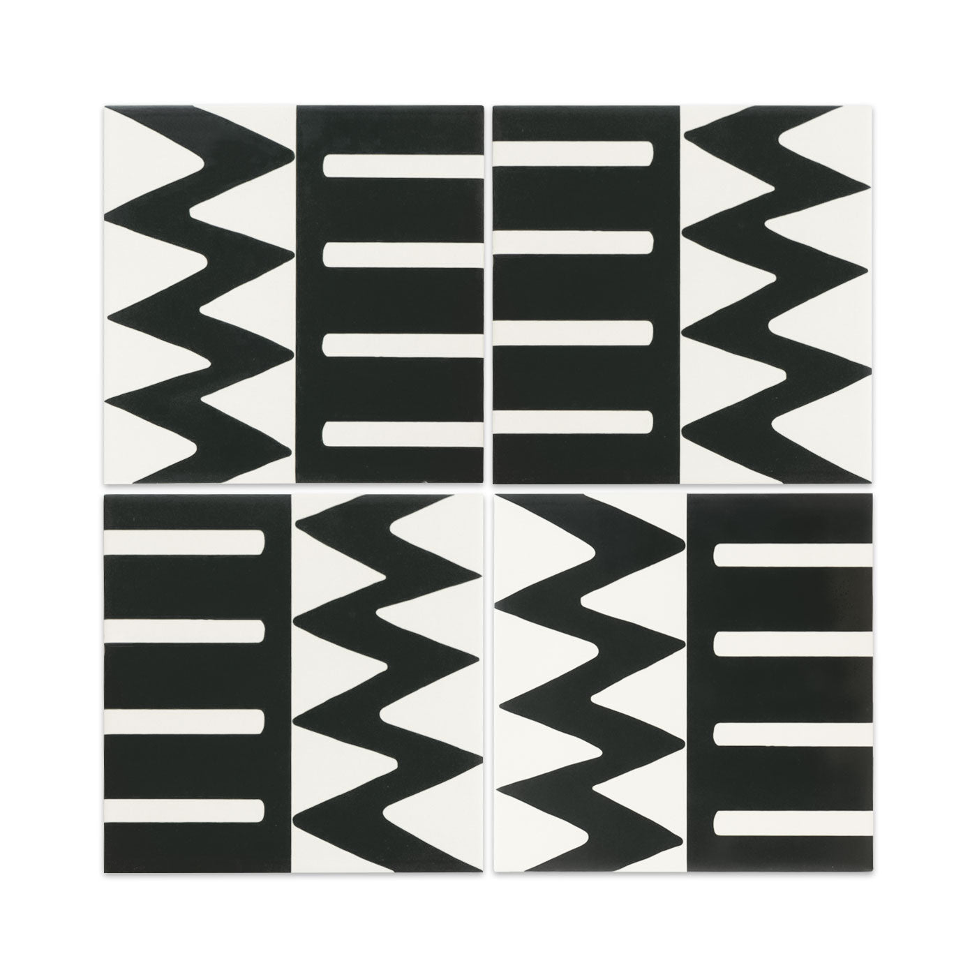 Kente Vocho White 8"x8"