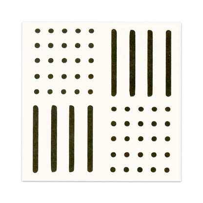 Mudcloth Vocho White 8"x8"