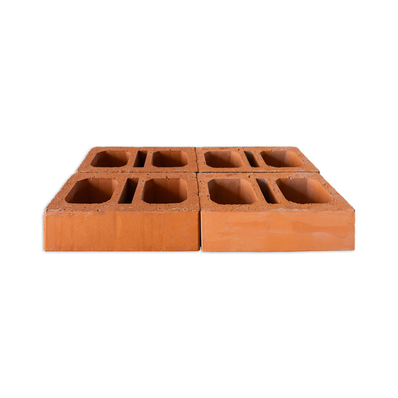 Terracotta Permeable Paver Cubed