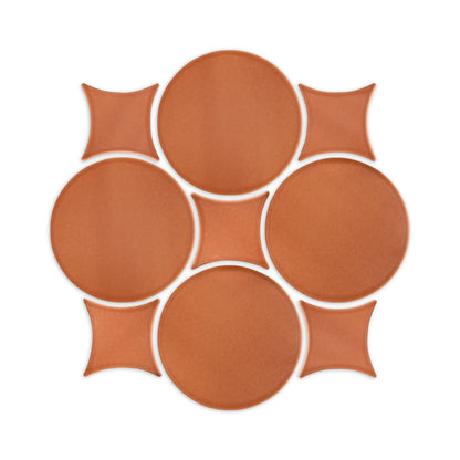 Rombo & Circle Rust 8