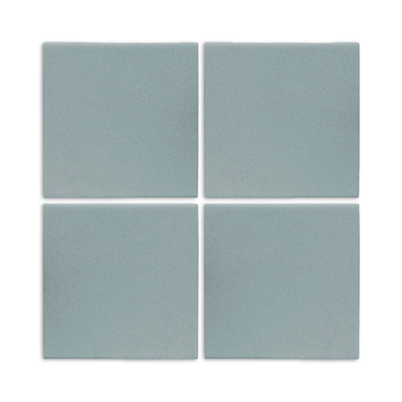 Four Hot Spring square clay tiles by Clay Imports, arranged in a grid with a subtle texture.