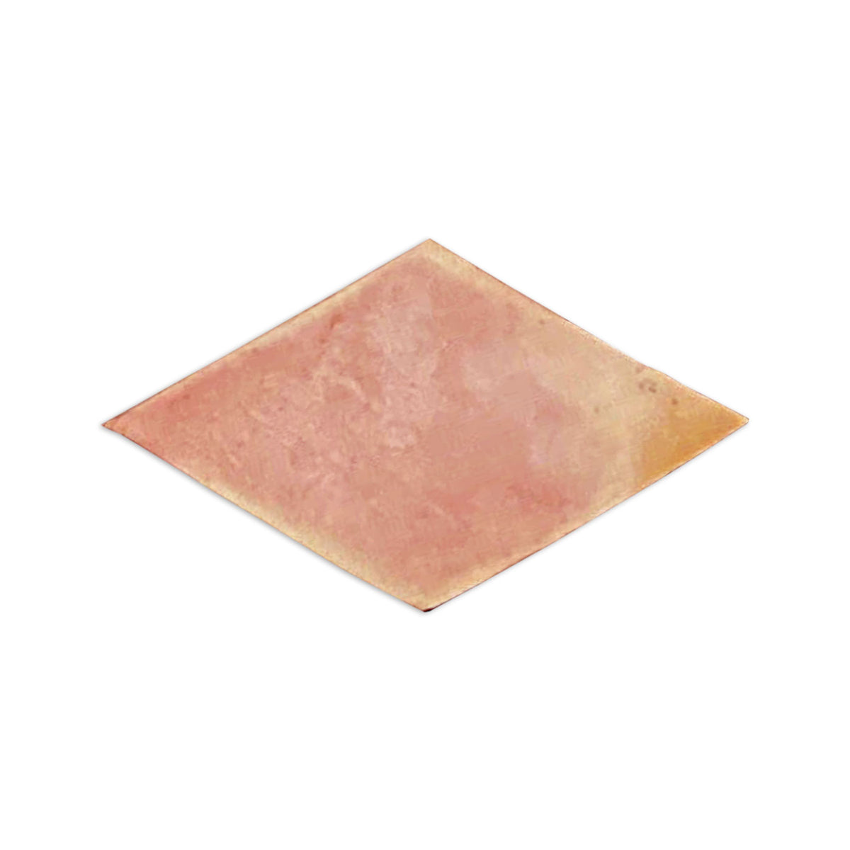 Diamond Antique Matte terracotta tile by Clay Imports, featuring rustic reddish-pink and peach tones with a subtle matte finish.