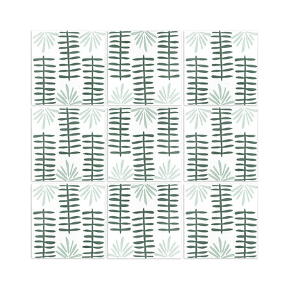 Fandango Rice White Mint 8x8