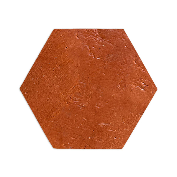 Hexagon Antique Satin 8"