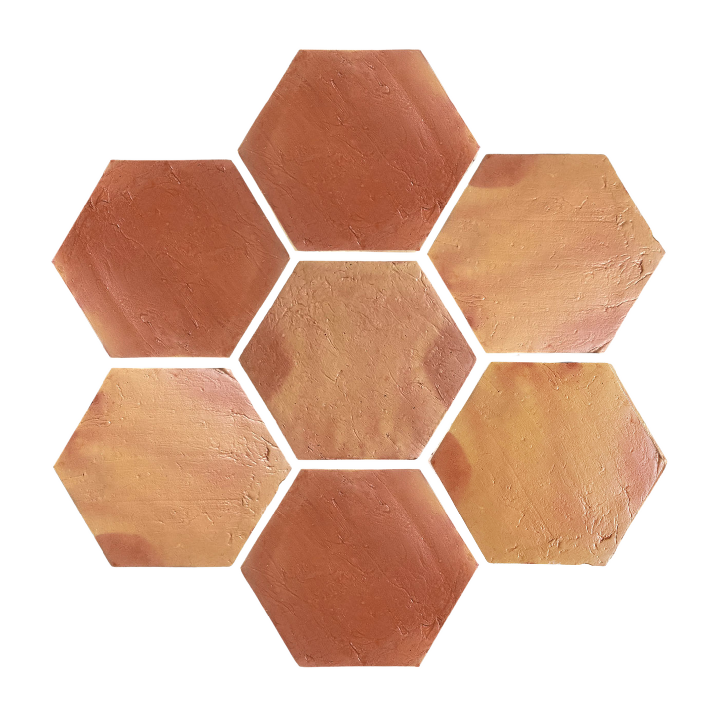 Hexagon Antique Satin 6"