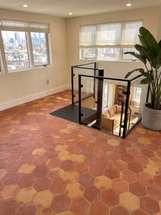 Hexagon Antique Satin 8
