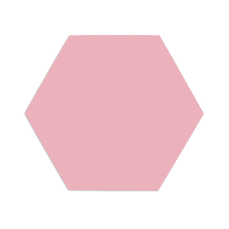 Hexagon Pink Guava 8"