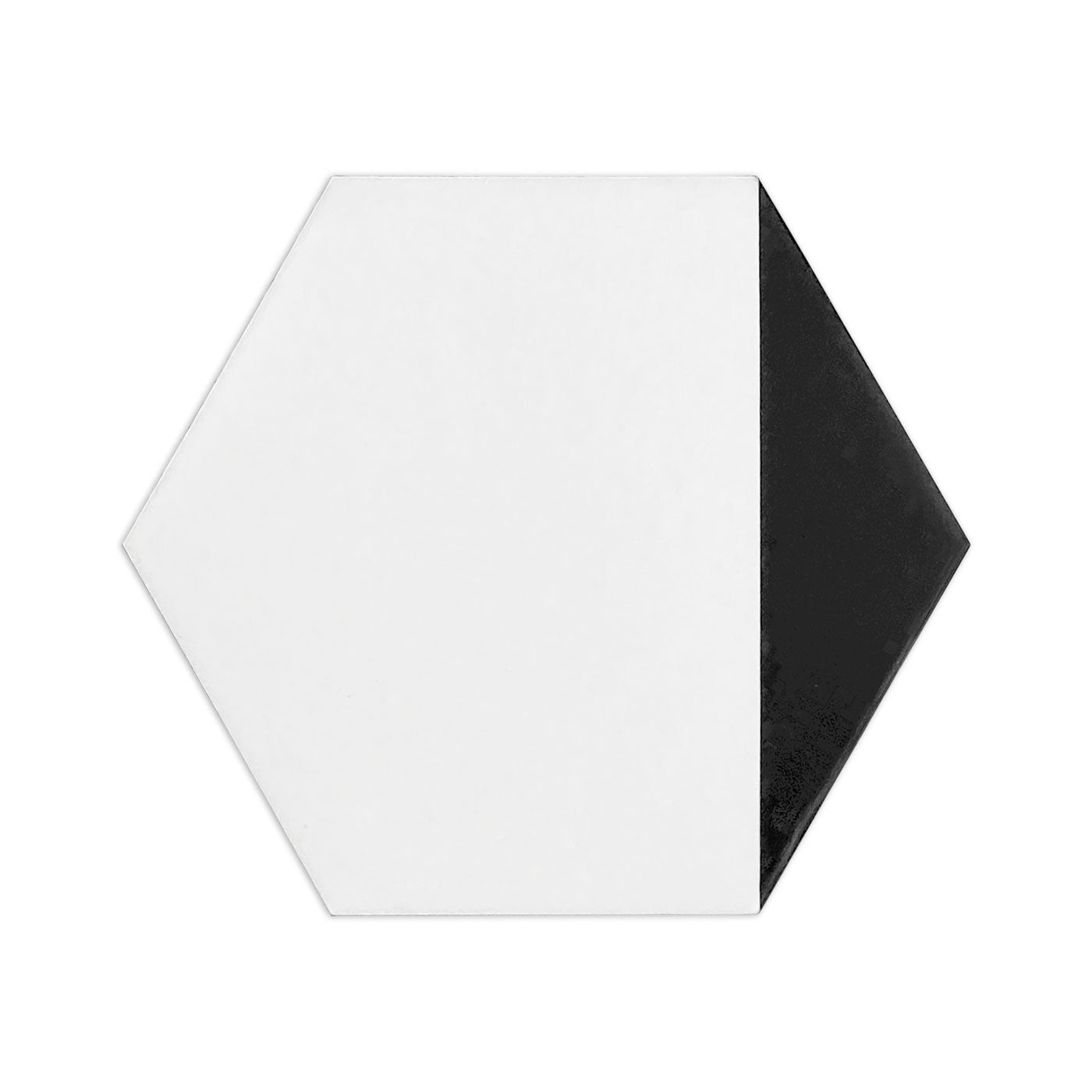 [Bundle] Hexagon Pitch Black Tip Tile 8" | 11 SF