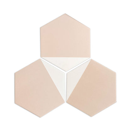 [Bundle] Hexagon Tip Latte Vocho 8" | 24 SF