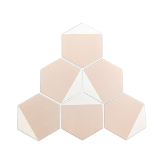 [Bundle] Hexagon Tip Latte Vocho 8" | 24 SF