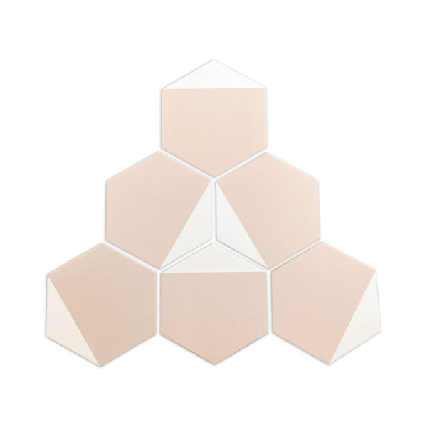 [Bundle] Hexagon Tip Latte Vocho 8" | 24 SF