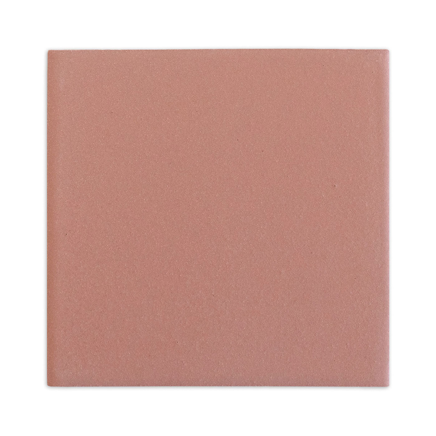 Pink granite tile, 8x8 inches, by Clay Imports, a single square piece with a matte, textured surface.