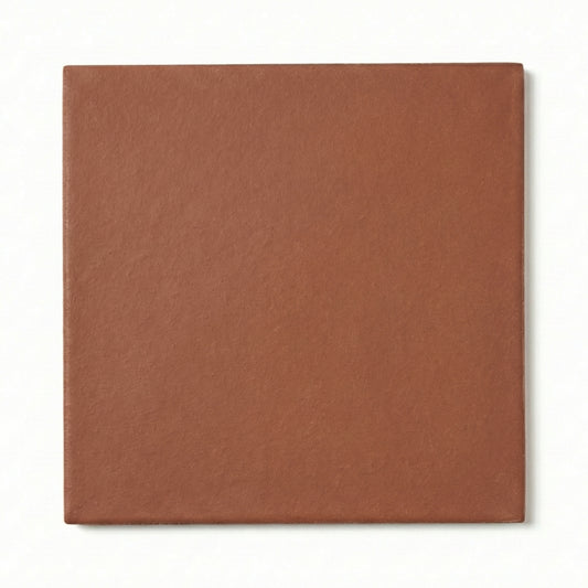 Square clay tile in Austin Dusk color, 8x8 inches by Clay Imports, with a rustic, matte texture and gently rounded edges.