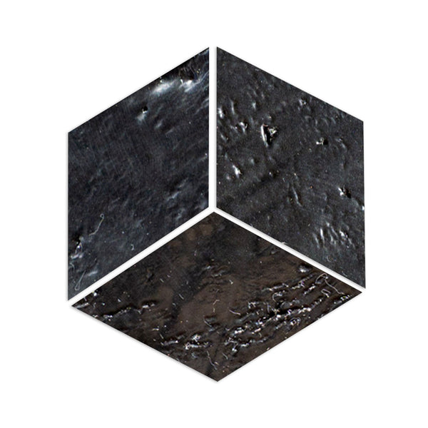 [Sample] Glazed Diamond Noir Black 8"