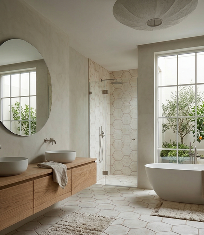 Hexagon Antique French Country 8