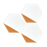 [Bundle] Hexagon Tip Rice White Papaya 8" | 7.8 SF