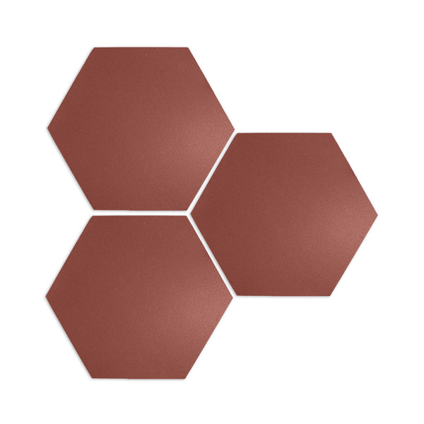 Hexagon Wild Berry 3"