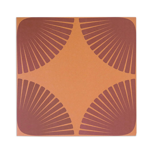 [Sample] Petal Papaya Rosewood 8"x8"