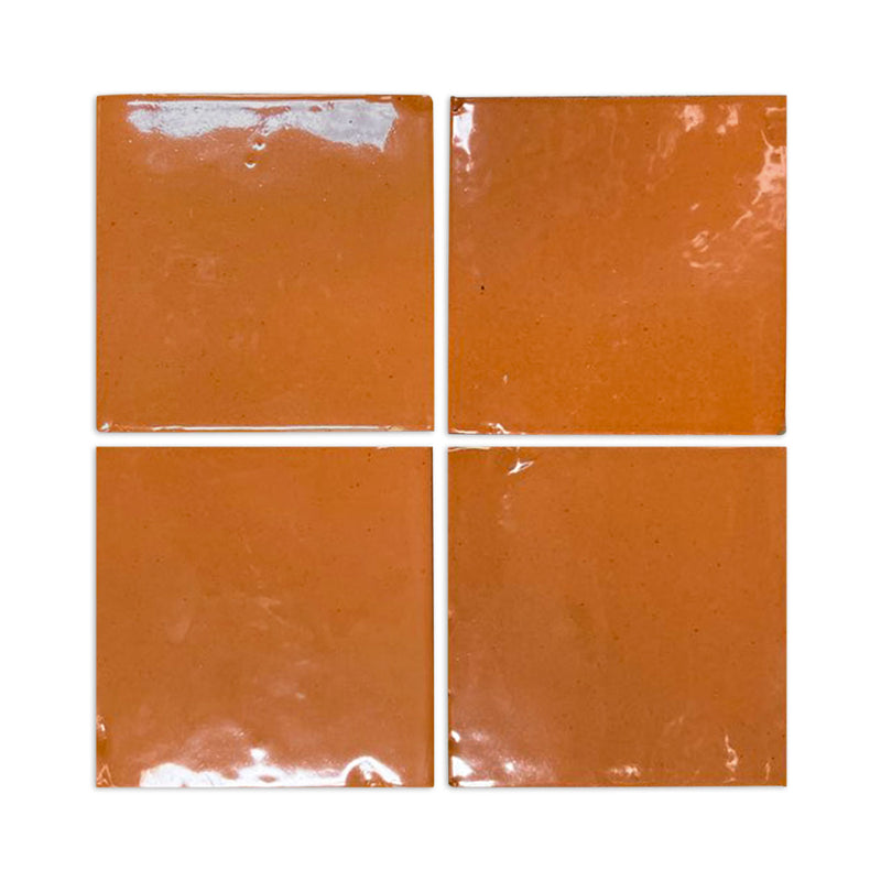 Glazed Terracotta Color Chip Adobe Smooth Gloss