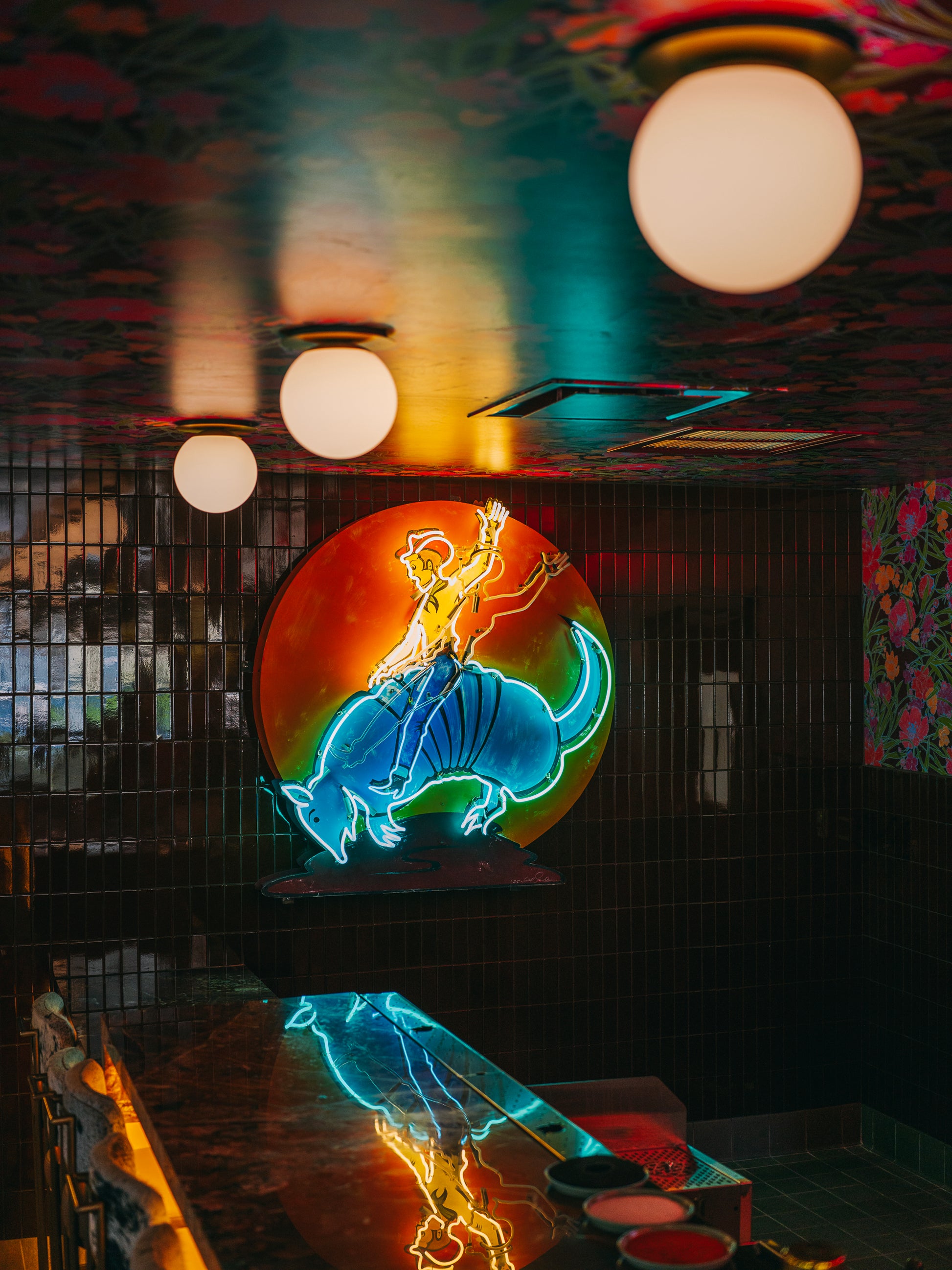 Neon Armadillo Design Wimberley Way | Chad Wadsworth