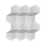 [Bundle] Hexagon Nib Burro Gray 8" | 5.8 SF