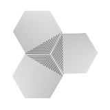 [Bundle] Hexagon Nib Burro Gray 8" | 5.8 SF