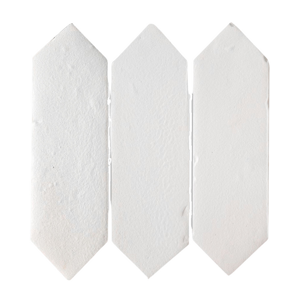 [Bundle] Glazed Picket White Matte Semi Gloss 4"x12" | 16 SF