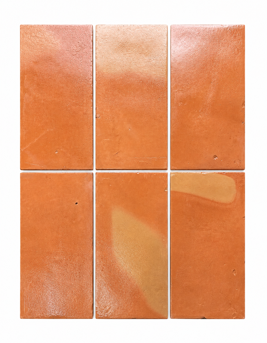 [Bundle] Pressed Terracotta Red Gloss 6x11 | 235 SF