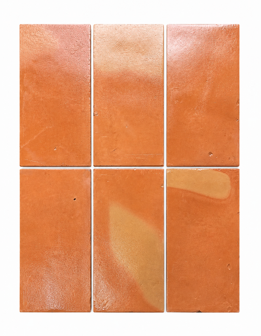 [Bundle] Pressed Terracotta Red Gloss 6x11 | 235 SF