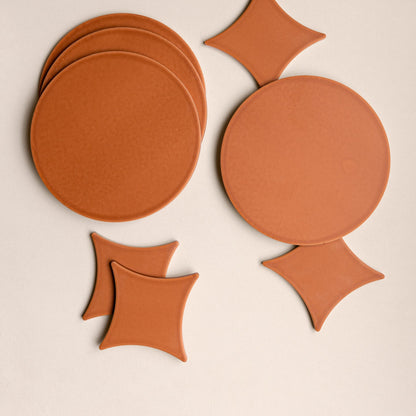 Rombo & Circle Rust 8