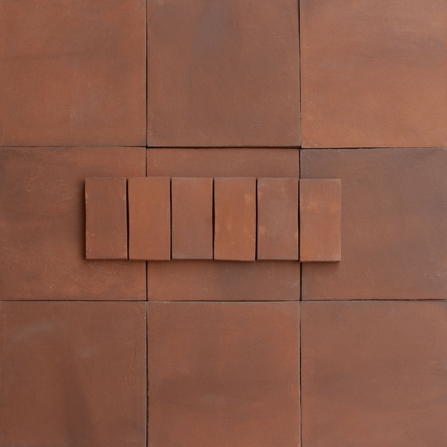 tierra27様へ Cotto Tierra Tile Sample – Deep Red Matte Clay Tile | Clay Imports