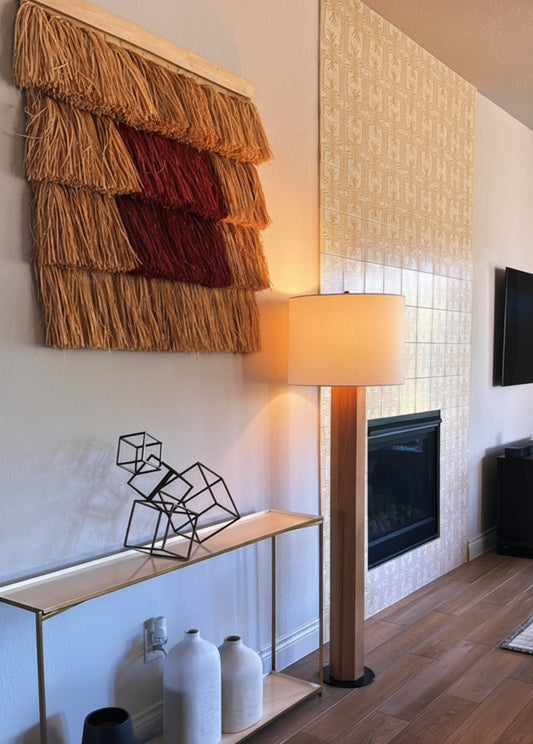 Fringe Champagne Crepe 8x8