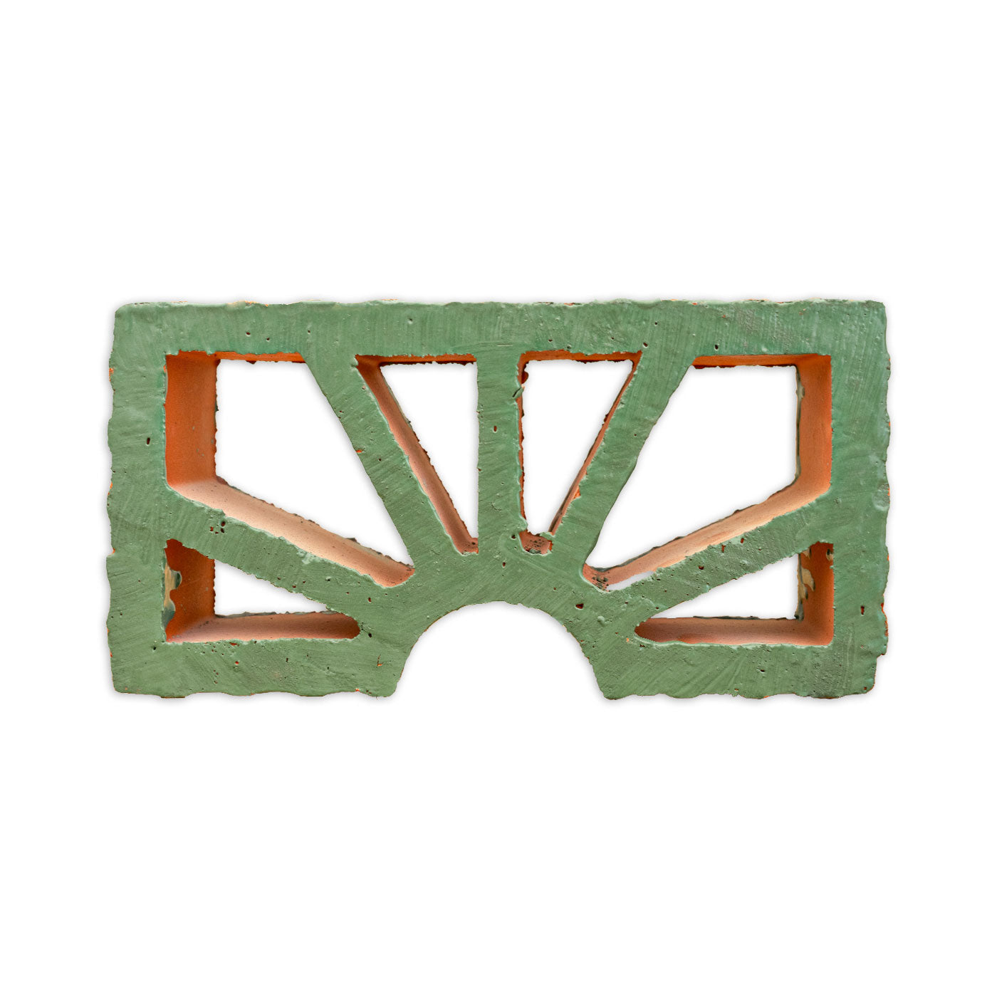 [Sample] Glazed Breeze Block Petalo Evergreen