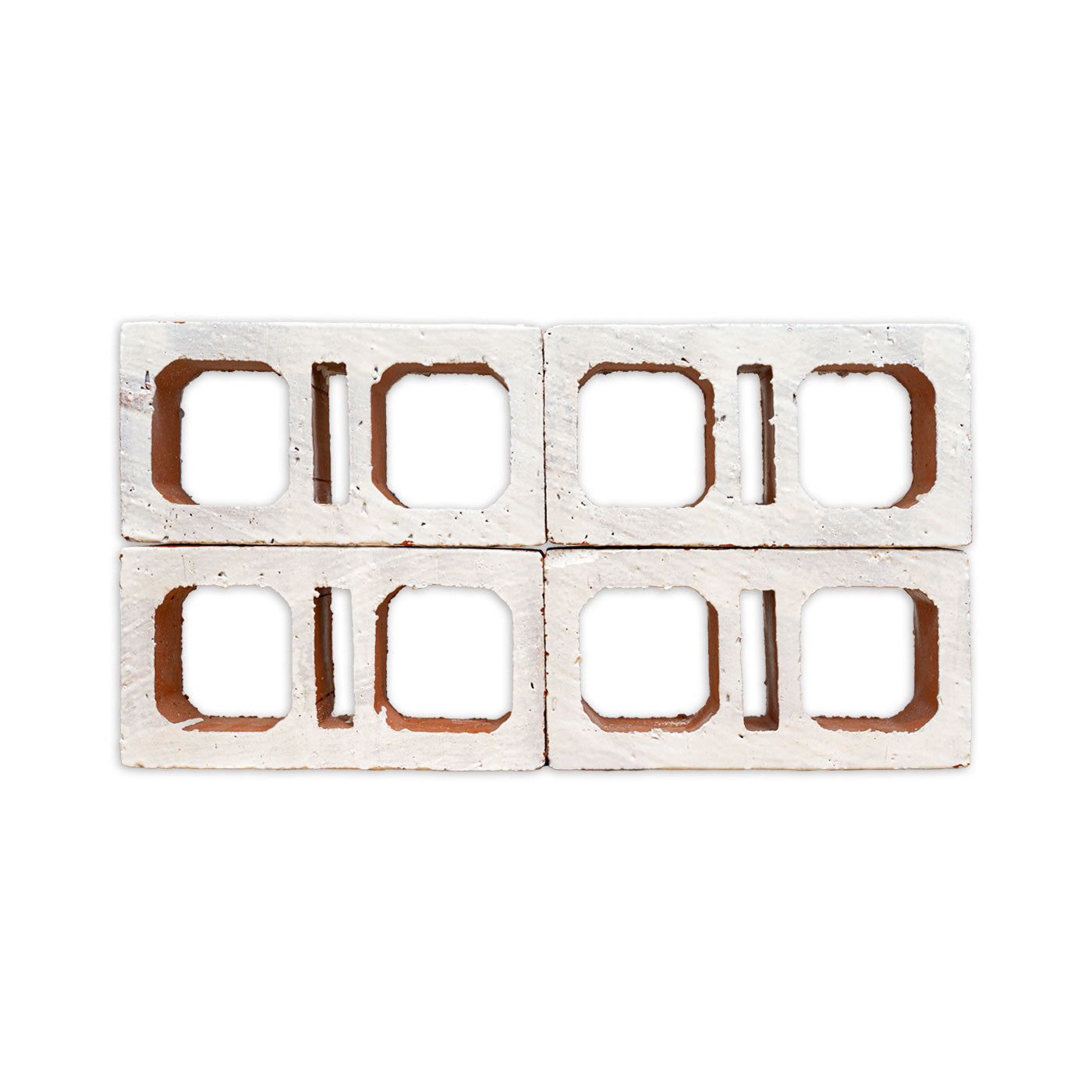 Glazed Breeze Block Ventana Tupelo Blanco