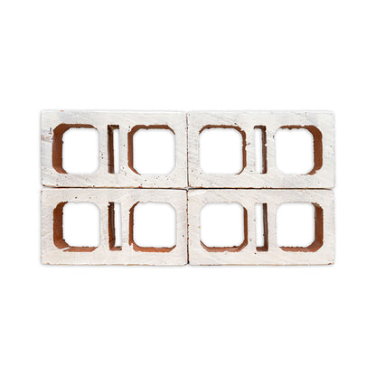 Glazed Breeze Block Ventana Tupelo Blanco