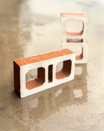 Glazed Breeze Block Ventana Tupelo Blanco