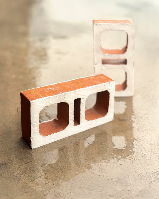 Glazed Breeze Block Ventana Tupelo Blanco