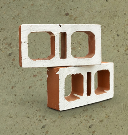 Glazed Breeze Block Ventana White