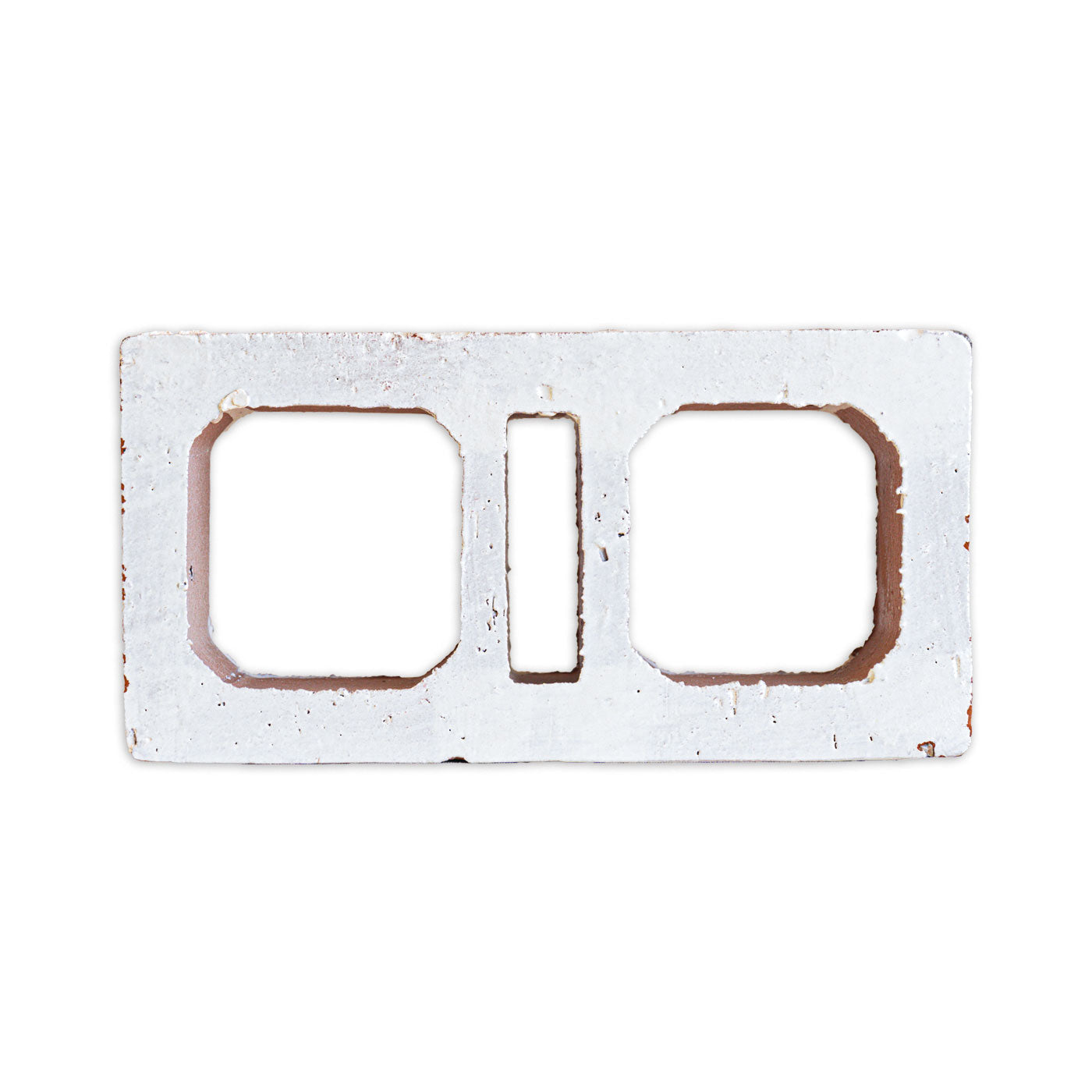 Glazed Breeze Block Ventana White