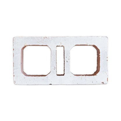 Glazed Breeze Block Ventana White