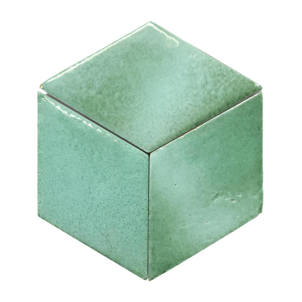 [Bundle] Glazed Diamond Light Green 8" | 7.5 SF