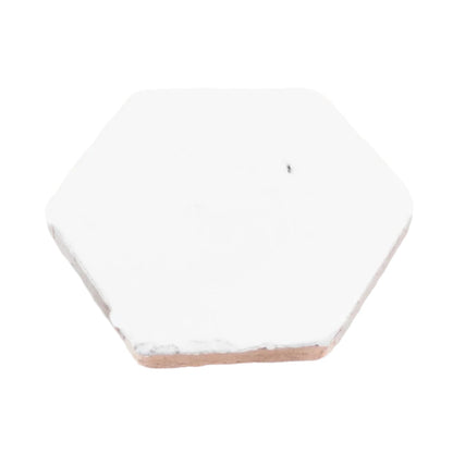 [Bundle] Glazed Antique Hexagon White Gloss 4" | 25 SF