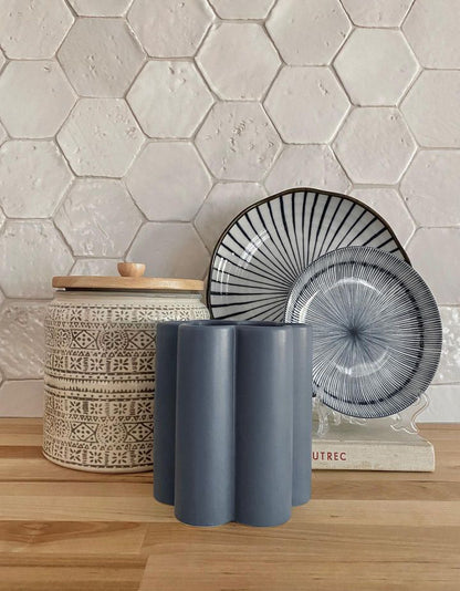 [Bundle] Glazed Antique Hexagon White Gloss 4" | 25 SF