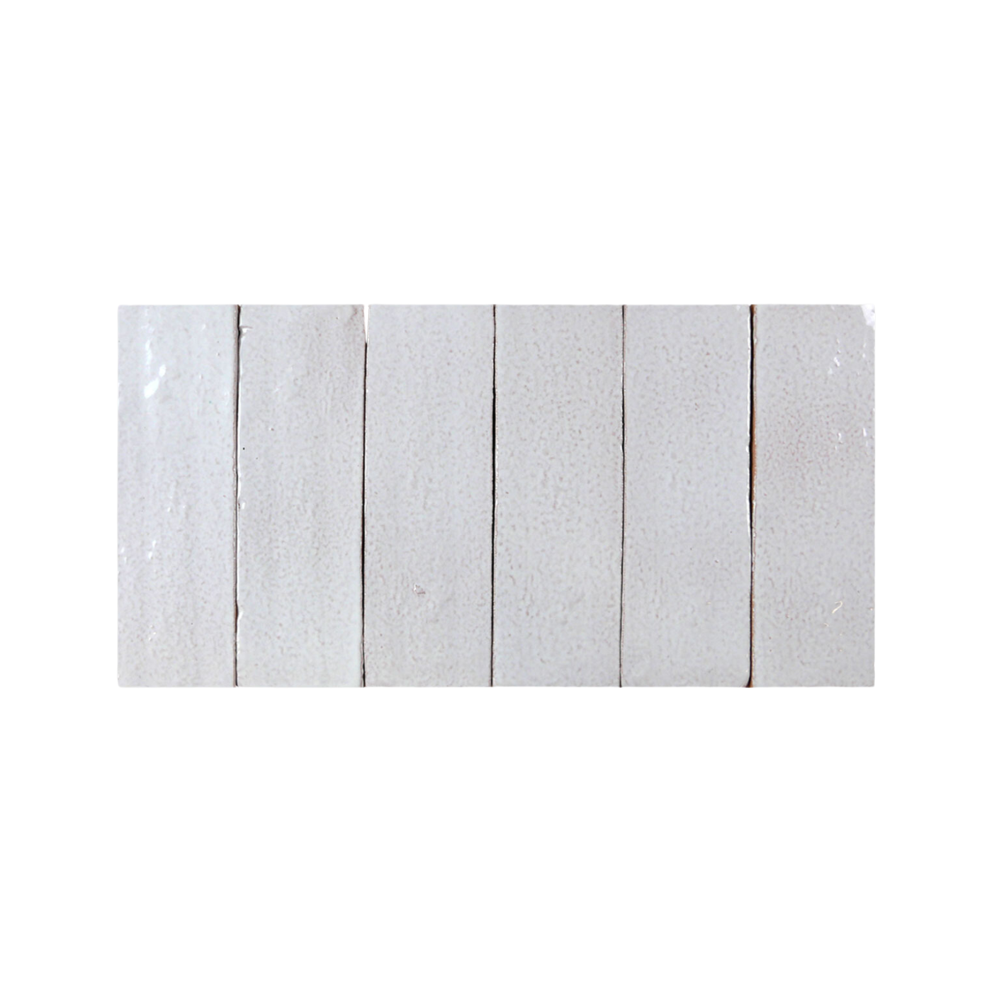 [Bundle] Glazed Thin Brick Blanco Gloss 2.5"x8" | 5 SF