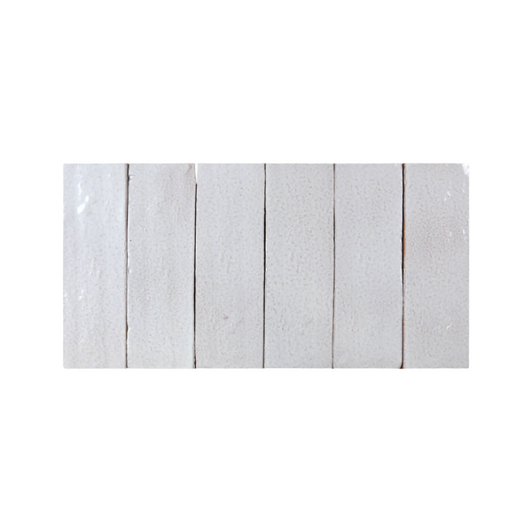[Bundle] Glazed Thin Brick Blanco Gloss 2.5"x8" | 5.8 SF