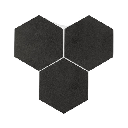 Hexagon Black Suede 8