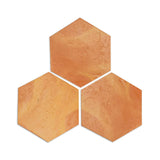 Hexagon Antique Satin 12"