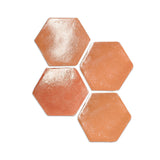 Hexagon Smooth Gloss 4"