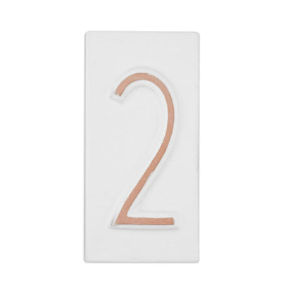 House Number White